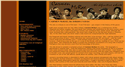 Desktop Screenshot of carmenmcrae.com